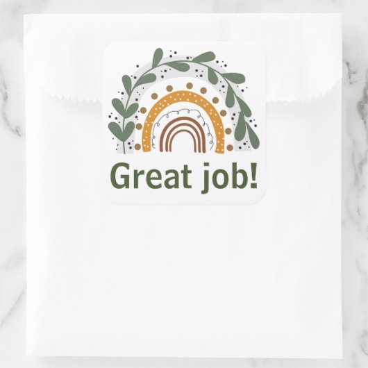 Geweldige baan stickers (Tas)