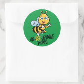 Geweldige baan student leraar ronde sticker (Tas)