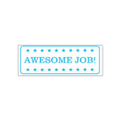 "GEWELDIGE BAAN!" Tutor Rubber Stamp Zelfinktende Stempel (Design)