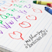 Geweldige baan voor leraar zelfinktende stempel