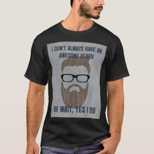 Geweldige baard t-shirt