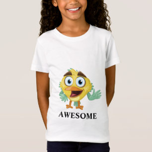 GEWELDIGE Baby Girl Bird T-shirt