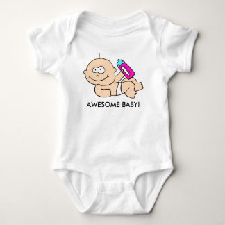 "Geweldige Baby" Nieuwe Baby Meisje Baby T-shirt