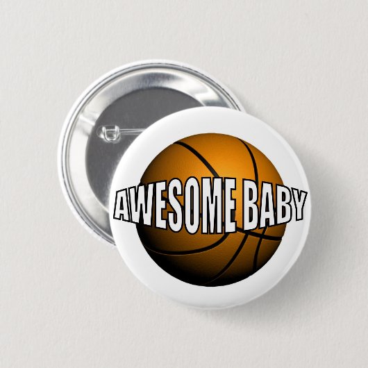 GEWELDIGE BABY RONDE BUTTON 5,7 CM (Voorkant /achterkant)