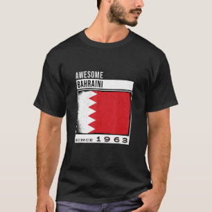 Geweldige Bahreins sinds 1963 Bahreins 59e geboort T-shirt
