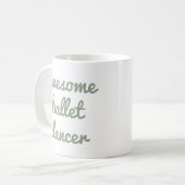 geweldige balletdanser Quote Dancer Gift Ballerina Koffiemok (Voorkant links)