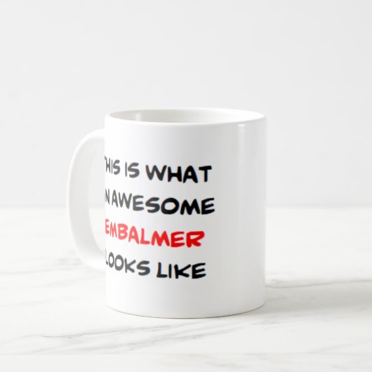 geweldige balsemmer koffiemok (Voorkant links)