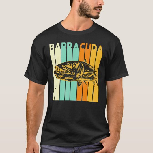 Geweldige Barracuda Cuda Vist het wild zout Fi T-shirt (Voorkant)