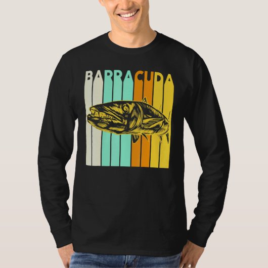 Geweldige Barracuda Cuda Vist het wild zout Fi T-shirt (Voorkant)