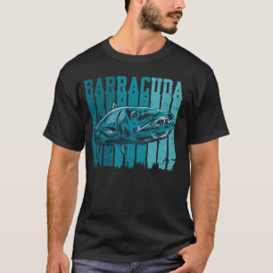 Geweldige Barracuda Cuda Vist het wild zout Fi T-shirt