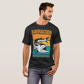 Geweldige Barracuda Cuda Vist het wild zout Fi T-shirt (Voorkant volledig)