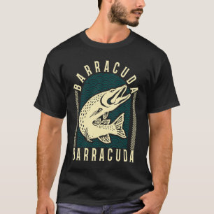 Geweldige Barracuda Cuda Vist het wild zout Fi T-shirt