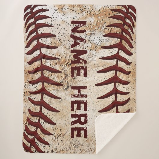 Geweldige Baseball-cadeaus voor honkbalovers Sherpa Deken (Voorkant)