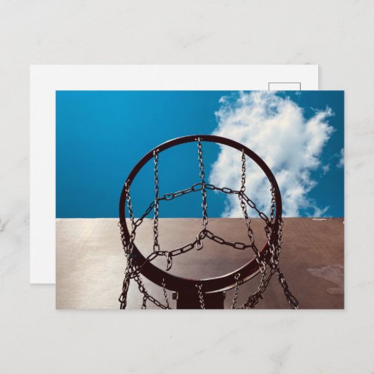 Geweldige Basketbal Briefkaart (Voorkant / Achterkant)
