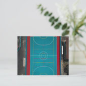 Geweldige Basketbal Kunst Briefkaart (Staand voorkant)