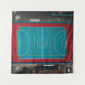 Geweldige Basketbal Kunst Wandkleed (Voorkant (horizontaal))