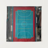 Geweldige Basketbal Kunst Wandkleed (Voorkant)