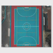 Geweldige Basketball Artwork Cadeaupapier (Vlak)