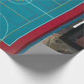 Geweldige Basketball Artwork Cadeaupapier (Hoek)