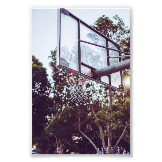 Geweldige Basketball Artwork Foto Afdruk (Voorkant)