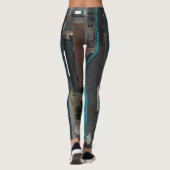 Geweldige Basketball Artwork Leggings (Achterkant)