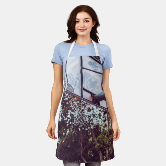 Geweldige Basketball Artwork Schort (Gedragen)