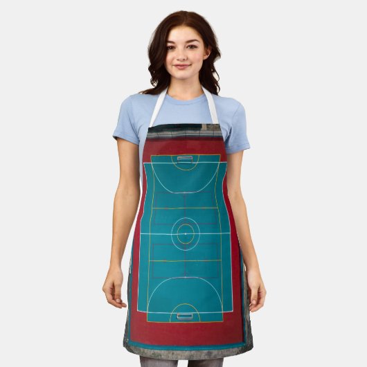 Geweldige Basketball Artwork Schort (Gedragen)