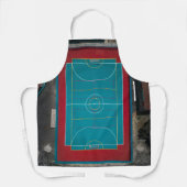 Geweldige Basketball Artwork Schort (Voorkant)