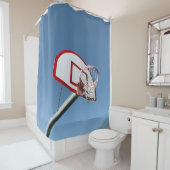 Geweldige Basketball Douchegordijn (In situ)