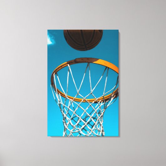 Geweldige Basketball Gift Canvas Afdruk (Voorkant)