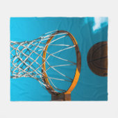 Geweldige Basketball Gift Fleece Deken (Voorkant (Horizontaal))
