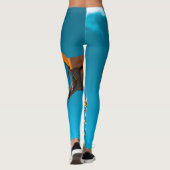 Geweldige Basketball Gift Leggings (Achterkant)