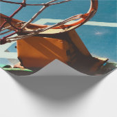 Geweldige Basketball Hoop Cadeaupapier (Hoek)