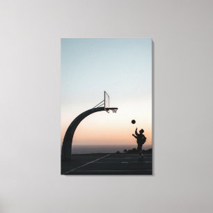 Geweldige Basketball Hoop Canvas Afdruk