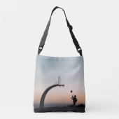 Geweldige Basketball Hoop Crossbody Tas (Achterkant)