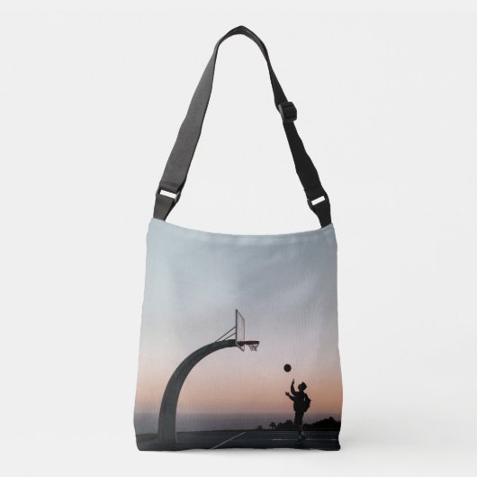 Geweldige Basketball Hoop Crossbody Tas (Voorkant)
