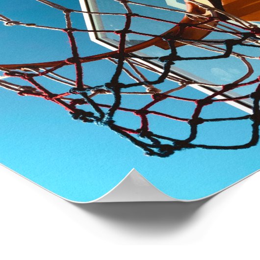 Geweldige Basketball Hoop Poster (Hoek)