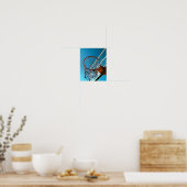 Geweldige Basketball Hoop Poster (Keuken)