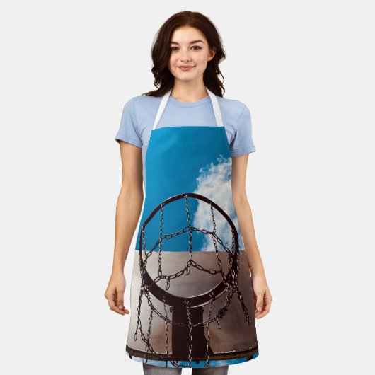 Geweldige Basketball Schort (Gedragen)