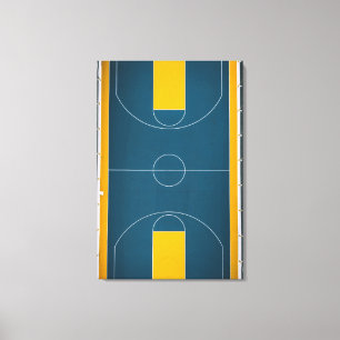 Geweldige Basketbalontwerp Canvas Afdruk