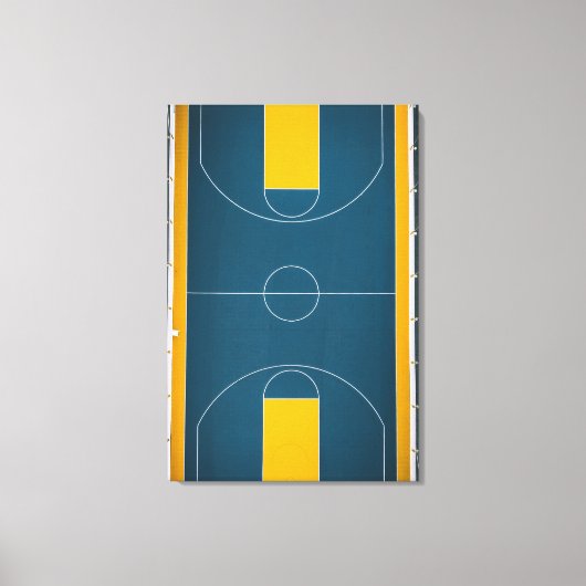 Geweldige Basketbalontwerp Canvas Afdruk (Voorkant)