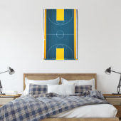 Geweldige Basketbalontwerp Canvas Afdruk (Insitu (Slaapkamer))