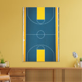 Geweldige Basketbalontwerp Canvas Afdruk (Insitu (Woonkamer))