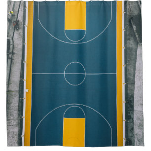 Geweldige Basketbalontwerp Douchegordijn