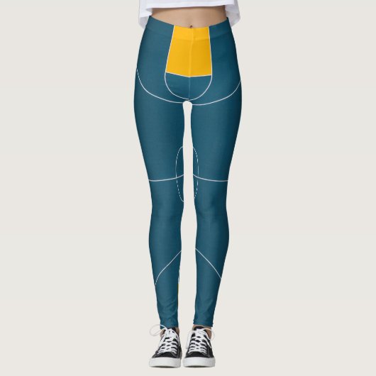Geweldige Basketbalontwerp Leggings (Voorkant)