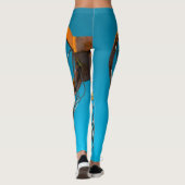 Geweldige Basketbalontwerp Leggings (Achterkant)
