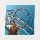 Geweldige Basketbalring Wandkleed (Voorkant (horizontaal))