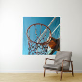 Geweldige Basketbalring Wandkleed (In situ)