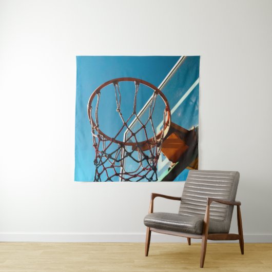 Geweldige Basketbalring Wandkleed (In situ)