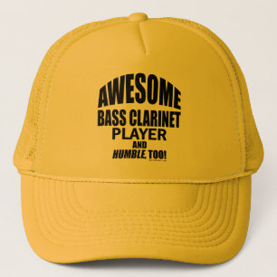 Geweldige Bass Clarinet Player Trucker Pet